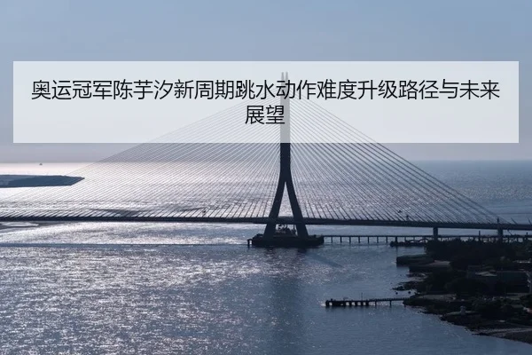 奥运冠军陈芋汐新周期跳水动作难度升级路径与未来展望